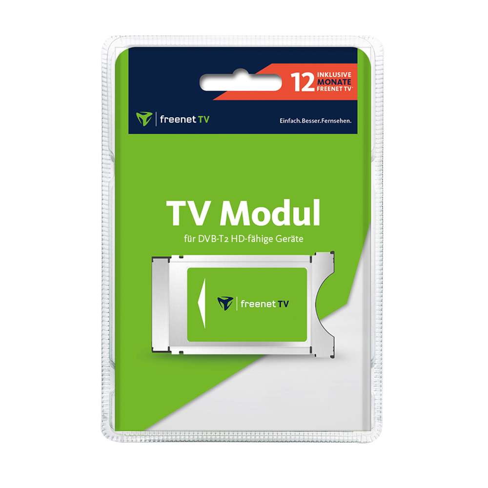 Freenet tv ci modul 12 monate dvb t2 hd empfang hdtv satelliten ci