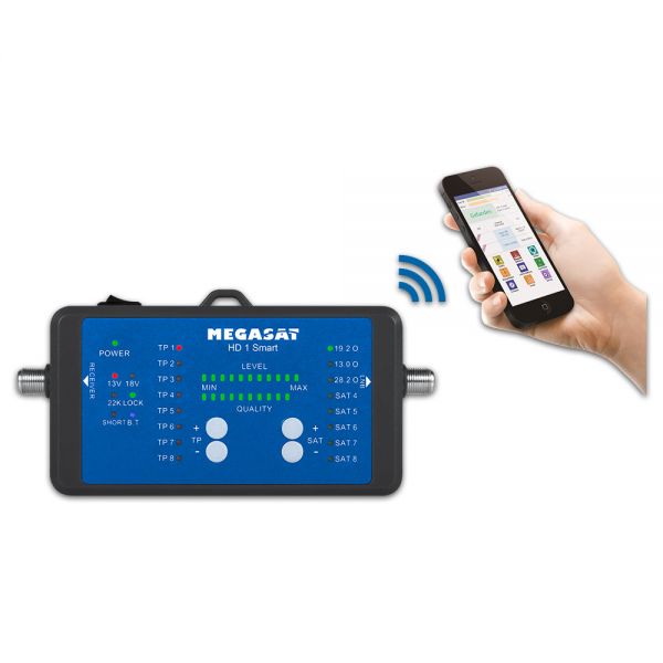 Megasat Satmessgerät HD 1 Smart DVB-S2 Satelliten Messgerät HD1 App