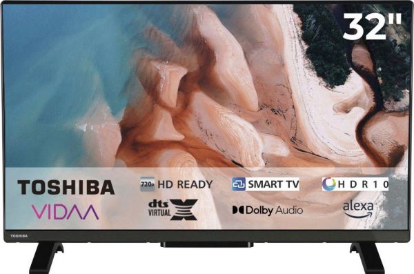 Toshiba 32WV2E63DG LED-Fernseher 80cm 32 Zoll Smart TV DVB-S2/-T2/C HD HDR10 HLG gebraucht