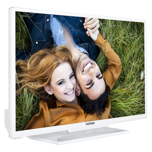 Telefunken XF32A101-W LED Fernseher TV 81cm 32 Zoll Full HD TV 200Hz DVB-T2/C/S2 weiß gebrauc