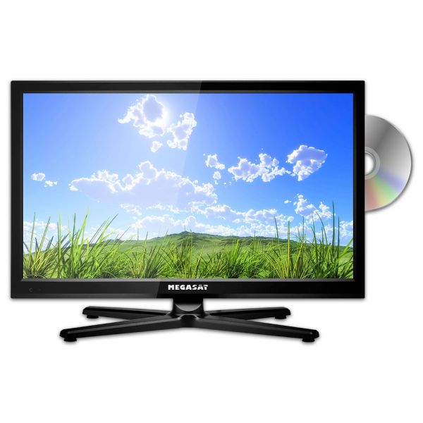 Megasat Royal Line II 19 DVD Camping 18,5" 47cm LED TV DVB-S2/-T2/-C 12V 230V Fernseher HD