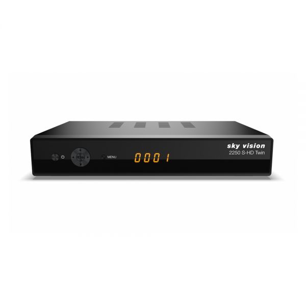 Sky Vision 2250 S-HD Twin HDD 1TB Festplatte HDTV Sat Receiver Timeshift PVR gebraucht