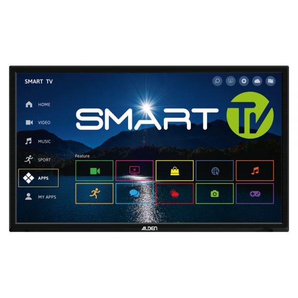 ALDEN LED-TV 22 Zoll Smartwide Smart Camping DVB-S2/C/T2 Fernseher 12V