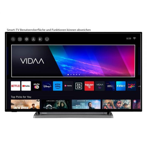 Toshiba 43UV2463DA LED-Fernseher 108cm 43 Zoll 4K Ultra HD Smart-TV UHD HDR10 VIDAA gebraucht