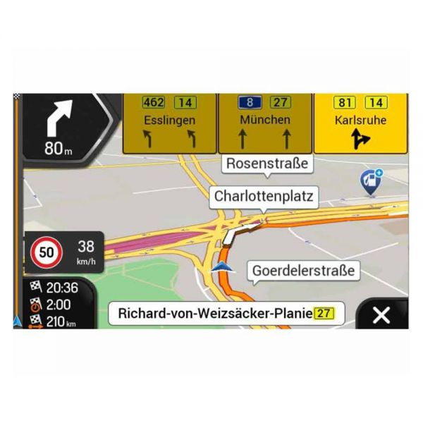 SD-Karte mit Navisoftware für XZENT-X-422 (Reisemobil-Version) LKW Caravan