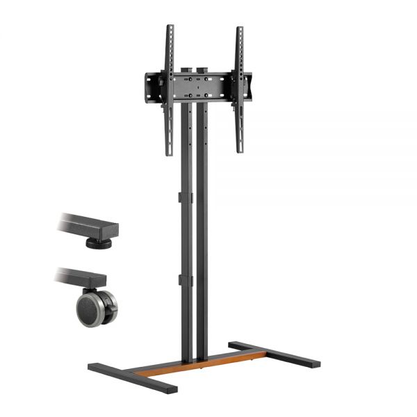 my wall HP 119 L LCD TV Standfuß höhenverstellbar für Fernseher 37-55 Zoll mit Rollen
