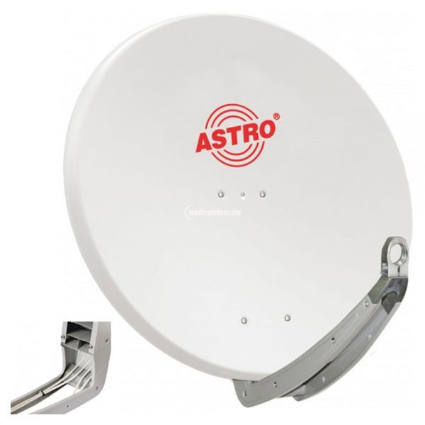 Astro ASP 78 cm W Sat Satelliten Alu Aluminium Spiegel Antenne Schüssel weiß
