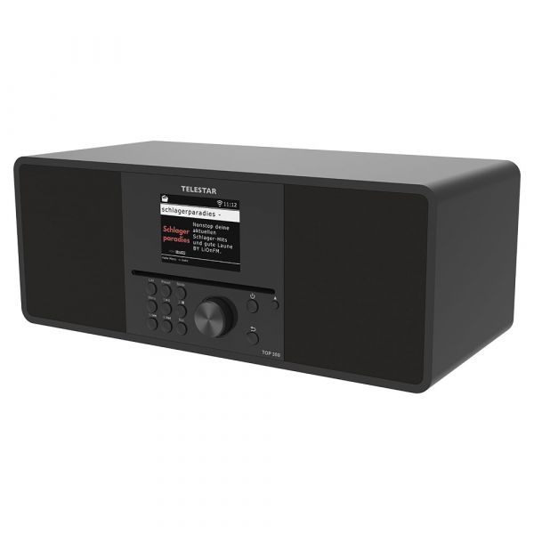 TELESTAR TOP 300 Stereo DAB+ UKW Internetradio mit CD Player Radio Digitalradio