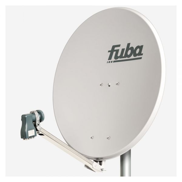 Fuba DAL 808 G Satellitenspiegel 80 cm grau Alu Satelliten Sat Schüssel Octo LNB