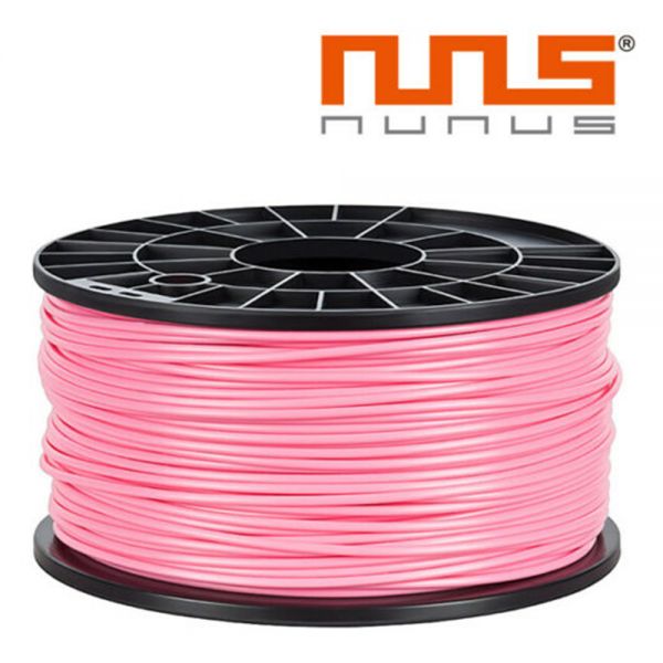 NuNus ABS 3mm Filament für 3D Drucker ABS 3mm 1Kg Rolle Premium Qualität pink