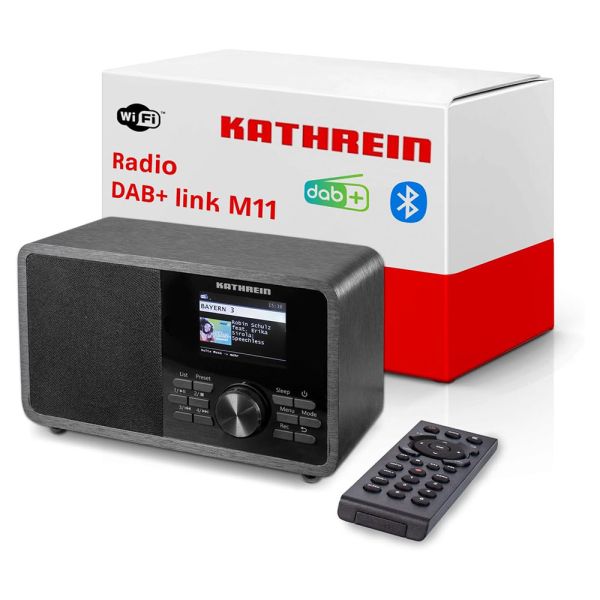 Kathrein DAB+ link M11 schwarz mono Internet Radio Internetradio DAB/UKW WLAN LAN