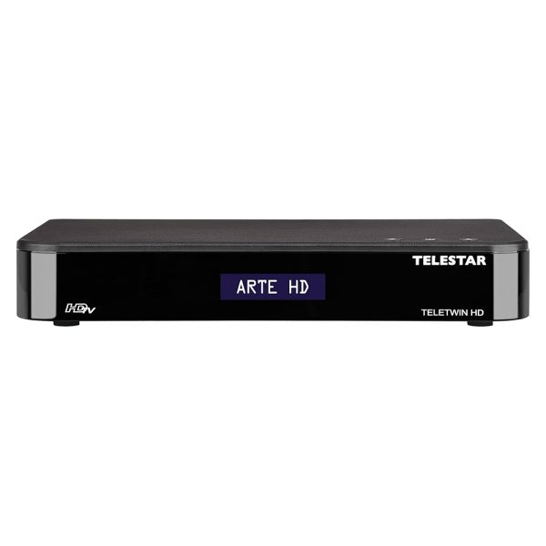 TELESTAR Teletwin HD Sat-Twin Receiver HDTV Sat Satelliten USB Recording PVR SAT>IP