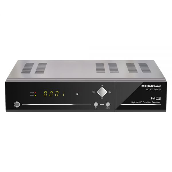 Megasat HD 935 Twin V3 HDTV Sat Receiver USB PVR ready Live Stream Mediacenter