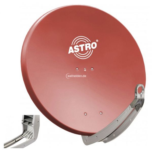 Astro ASP 78 cm R Sat Satelliten Alu Aluminium Spiegel Antenne Schüssel rot