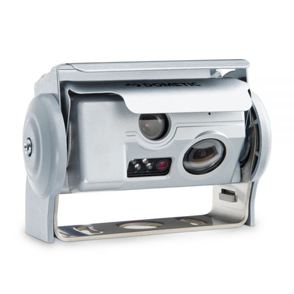 DOMETIC PerfectView CAM 44NAV Farb-Doppelkamera mit Shutter für Navigationssysteme silber