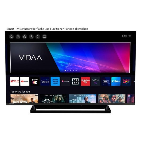 Toshiba 43LV3E63DA LED-Fernseher 108cm 43 Zoll Full HD Smart TV HDR10 VIDAA OS gebraucht