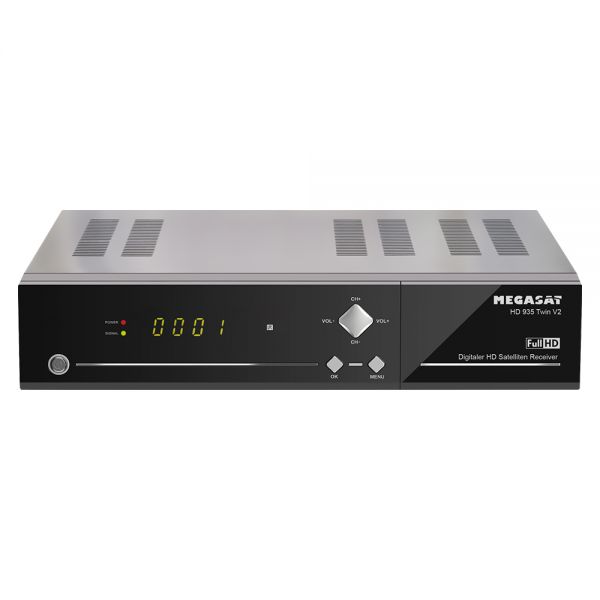 Megasat HD 935 Twin V2 HDTV Sat Receiver USB PVR ready Live Stream Mediacenter