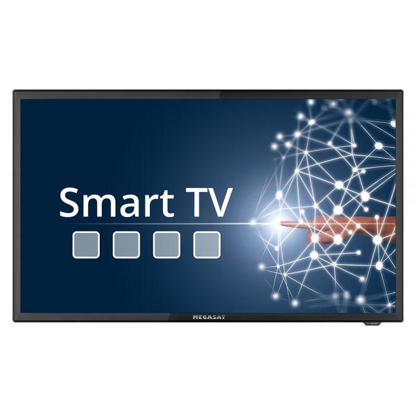 22 inch Smart TV, with 12v 230v adapter, DVB-S2/C/T/T2, for