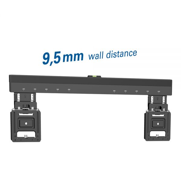 my wall HE 7-1 L TV Wandhalter Ultra Slim 37 - 80 Zoll LED Fernseher bis 75 kg 9,5mm Wandabstand